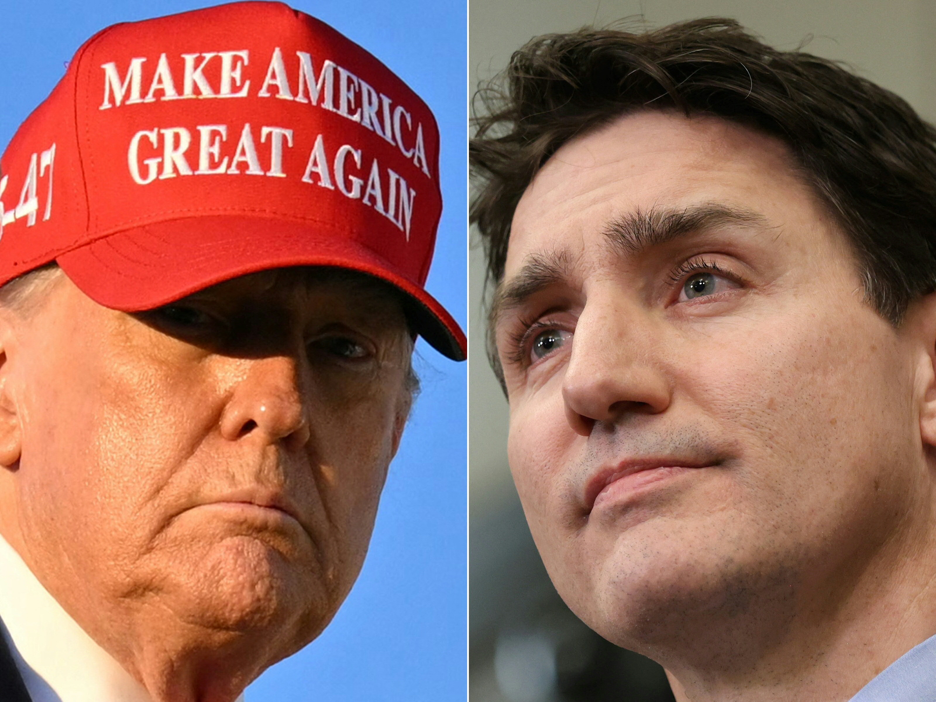 Donald Trump y Justin Trudeau