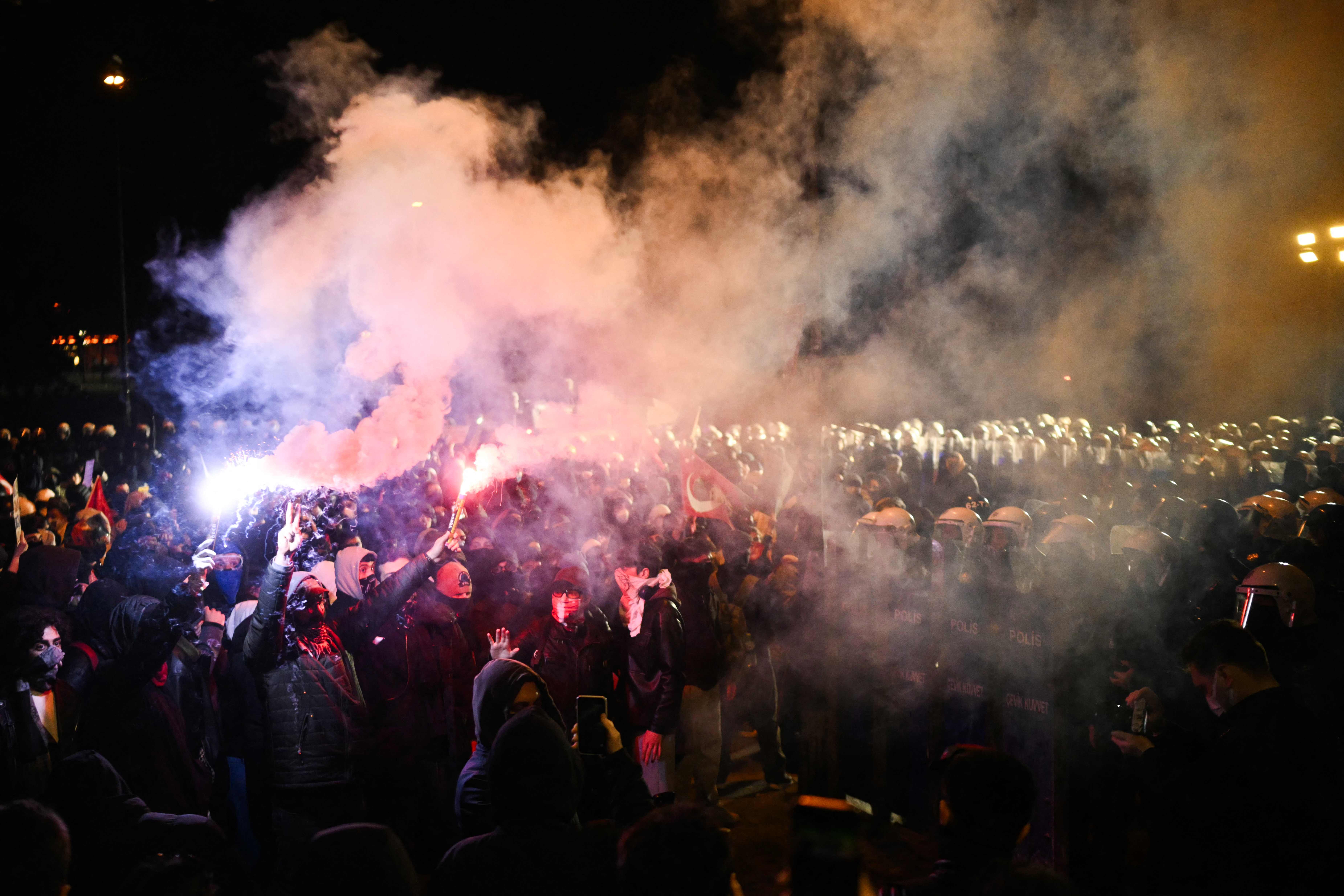 Manifestaciones en Turquia