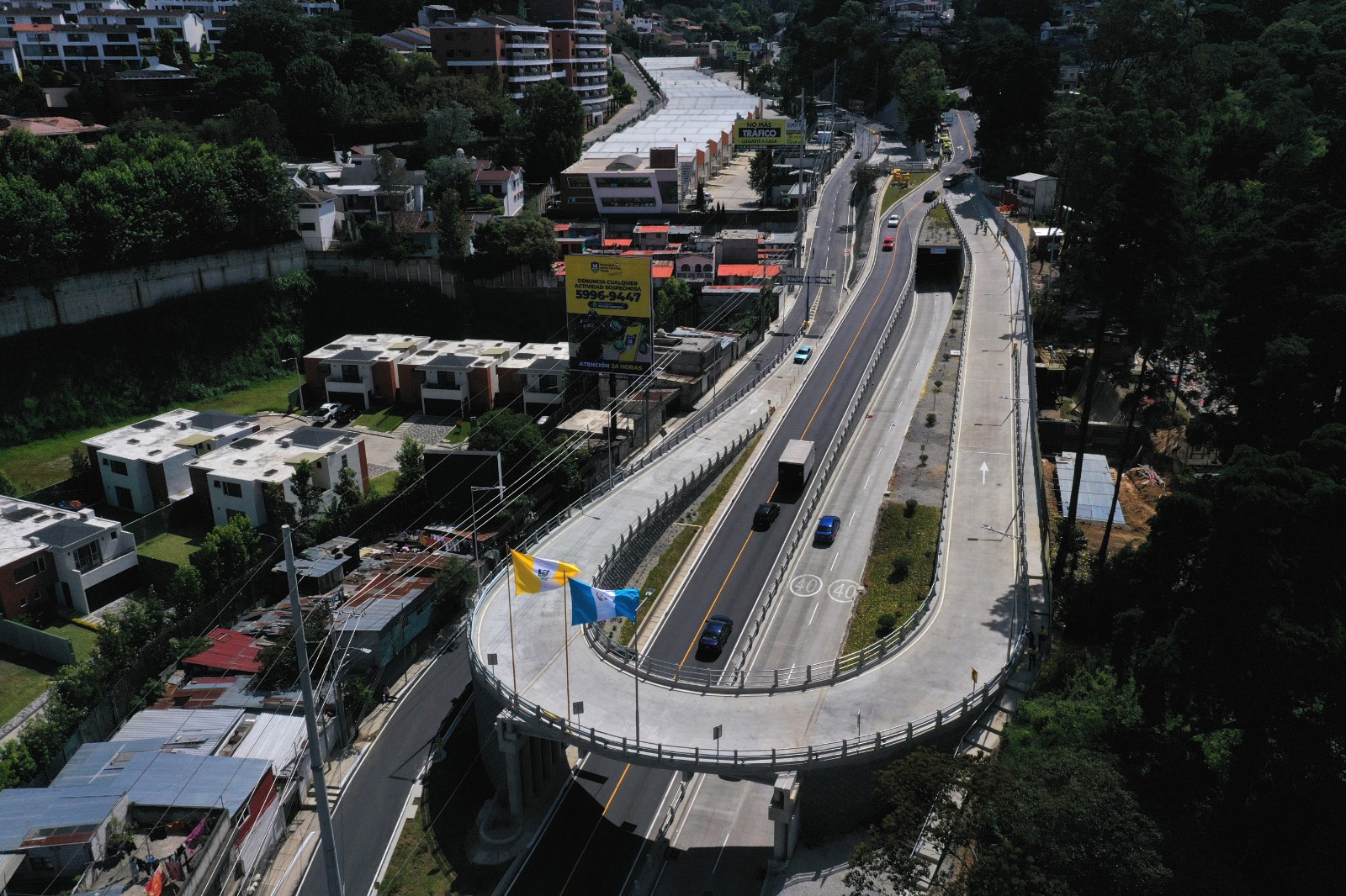 Vista panorámica de Santa Catarina Pinula. Fptpgrafía Prensa Libre: Byron García.