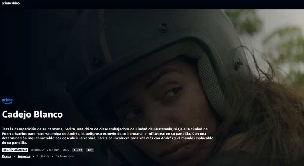 La película guatemalteca "Cadejo Blanco"