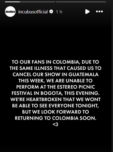 Incubus Colombia