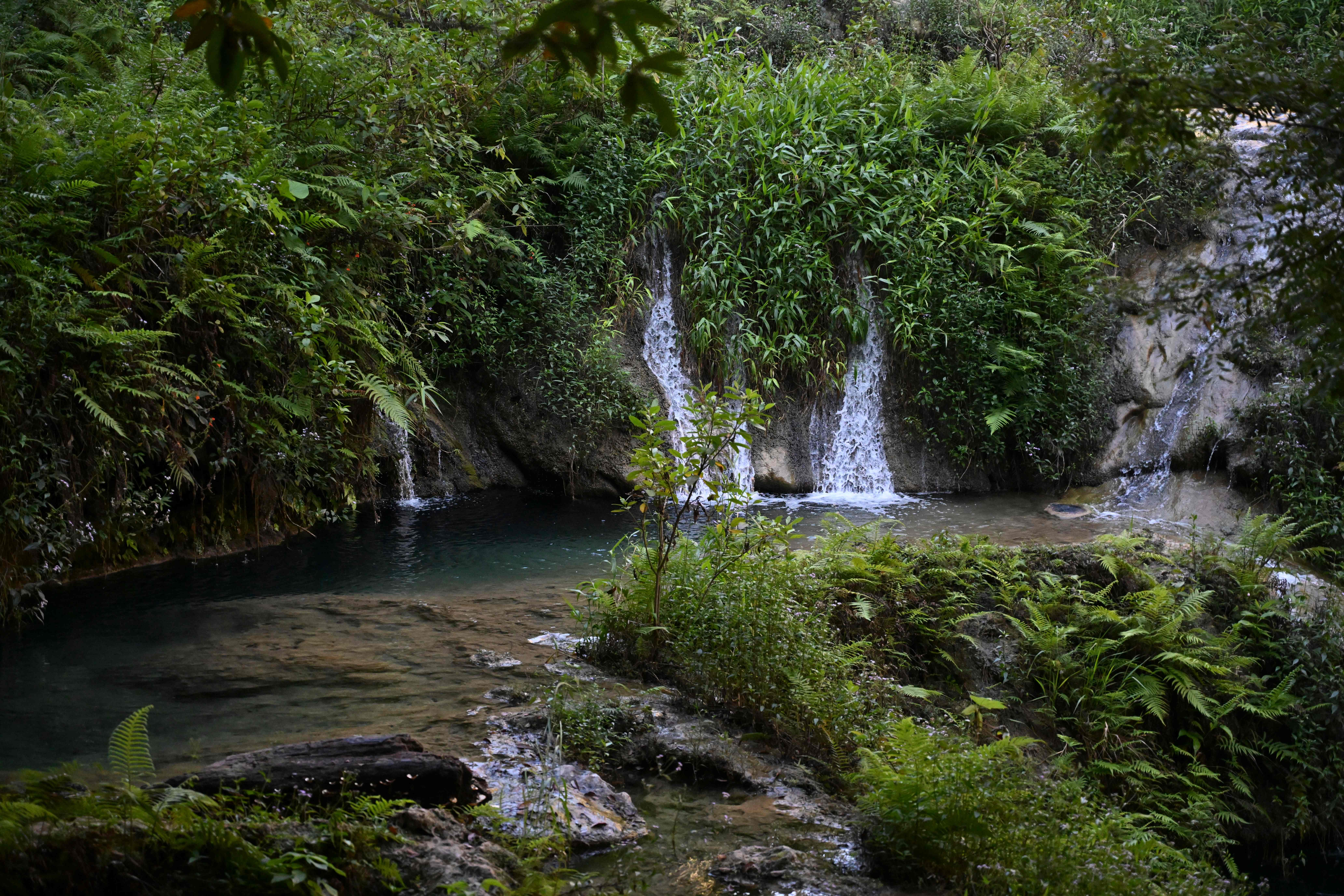 Semuc Champey es uno de los monumentos naturales más visitados por turistas en Guatemala. (Foto Prensa Libre: AFP)