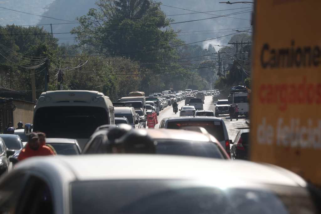 tráfico en Antigua Guatemala