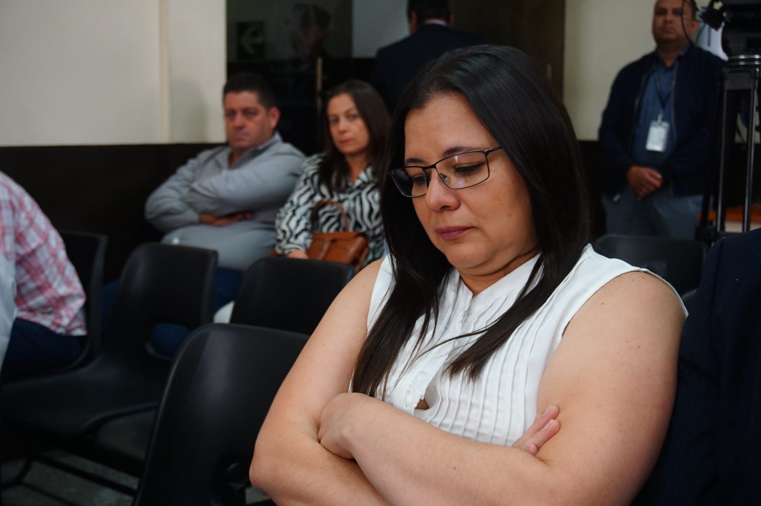 Anelisse Mercedes Herrera Monterroso, exasistente de Alejandro Sinibaldi, es enviada a juicio en el caso Construcción y Corrupción. (Foto Prensa Libre: Daniel Samayoa)