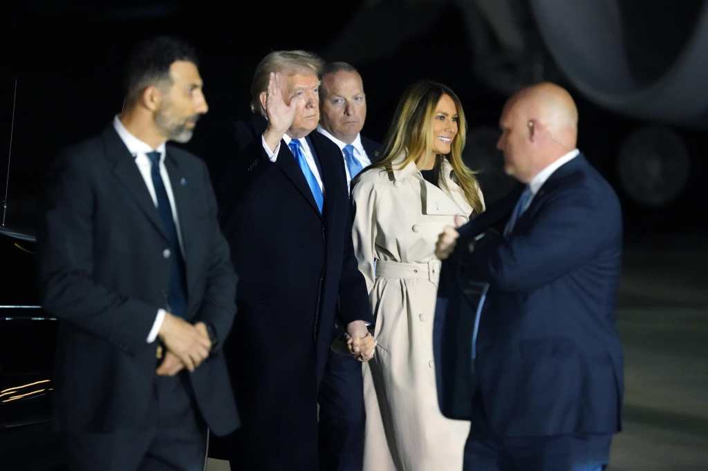 Donald Trump llega a Roma