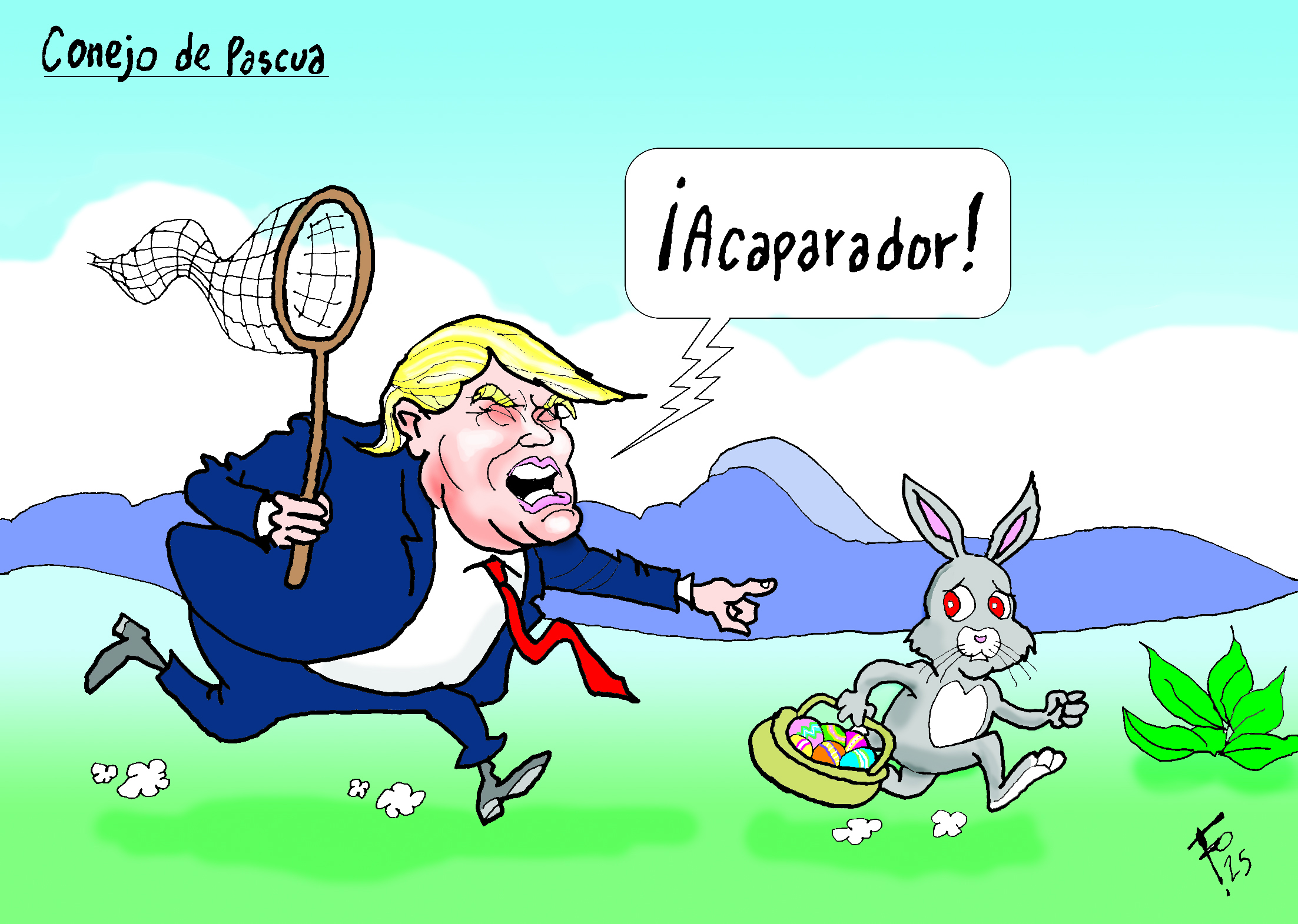 Personajes: Donald Trump.