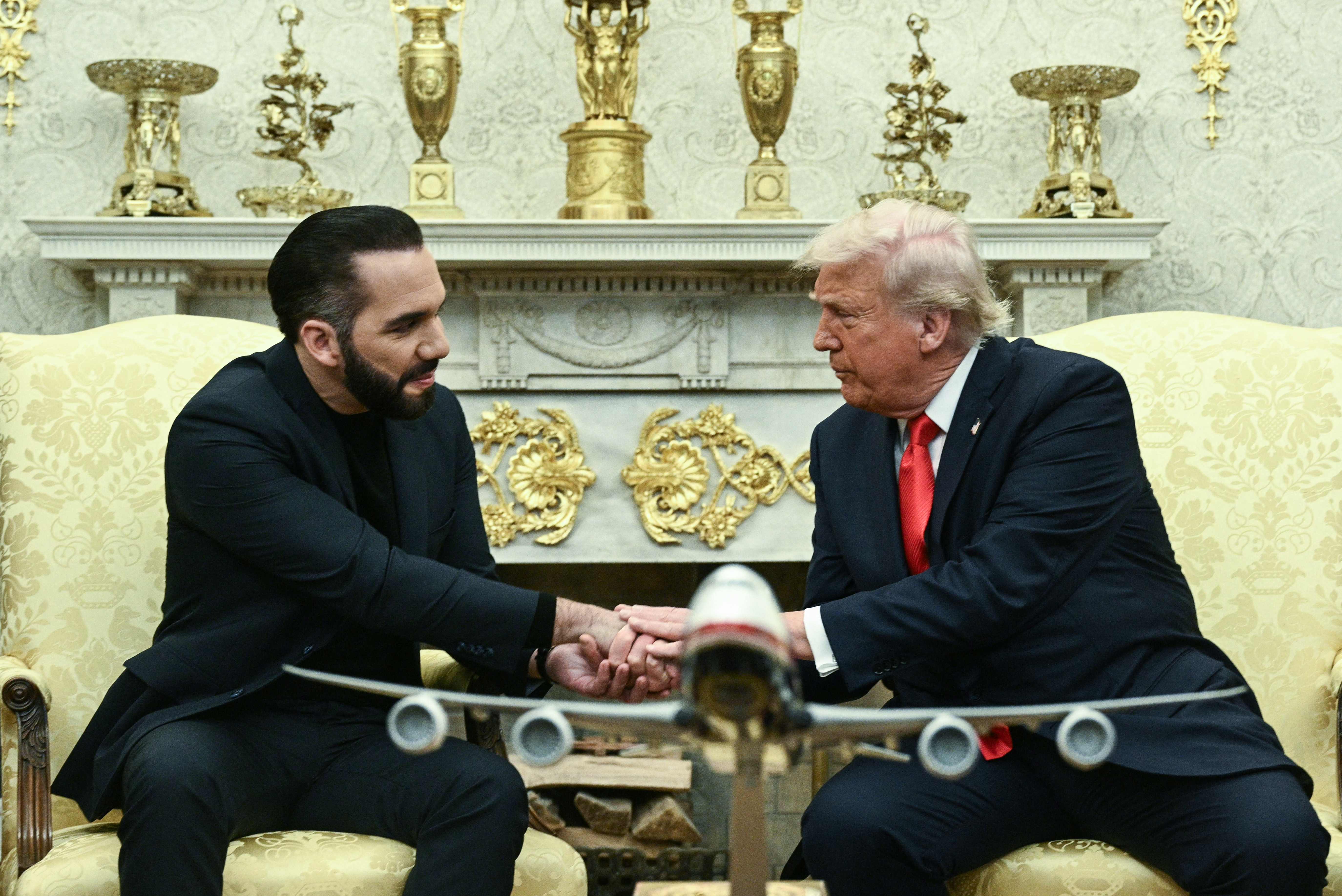 Nayib Bukele y Donald Trump