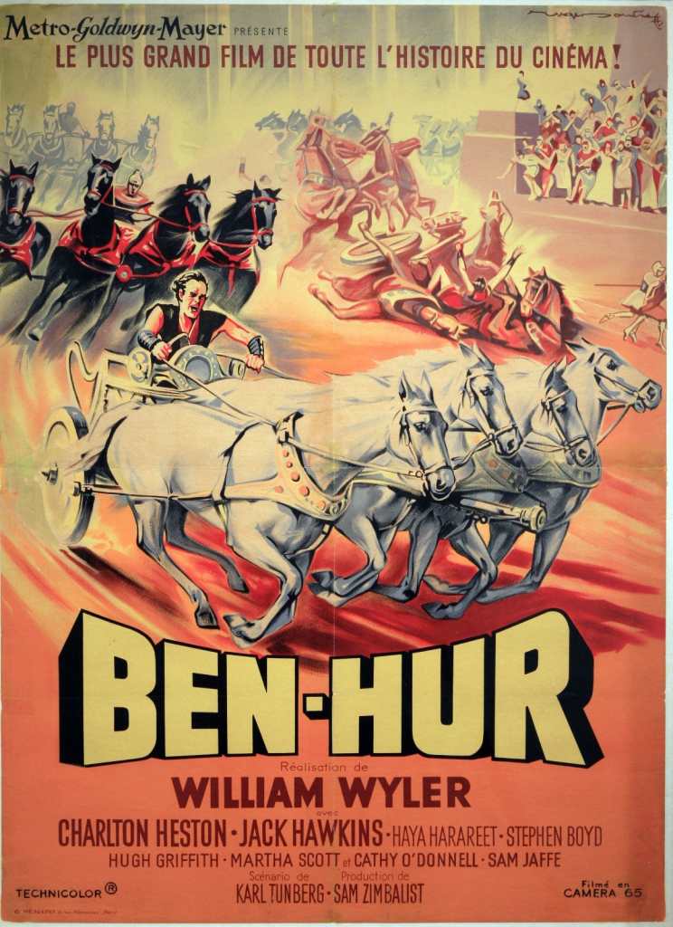 Póster de la película Ben Hur de 1959