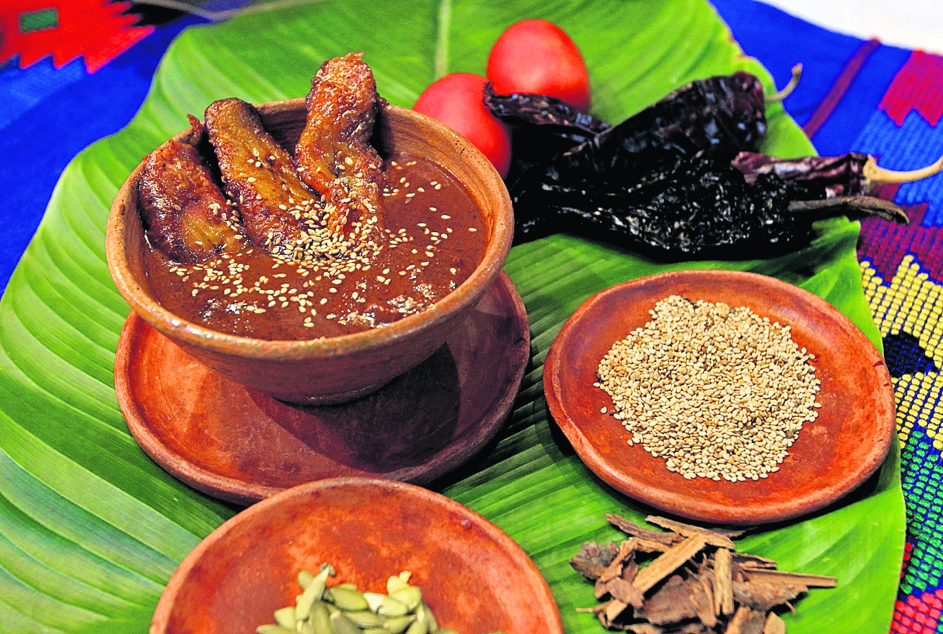 Receta de plátanos en mole