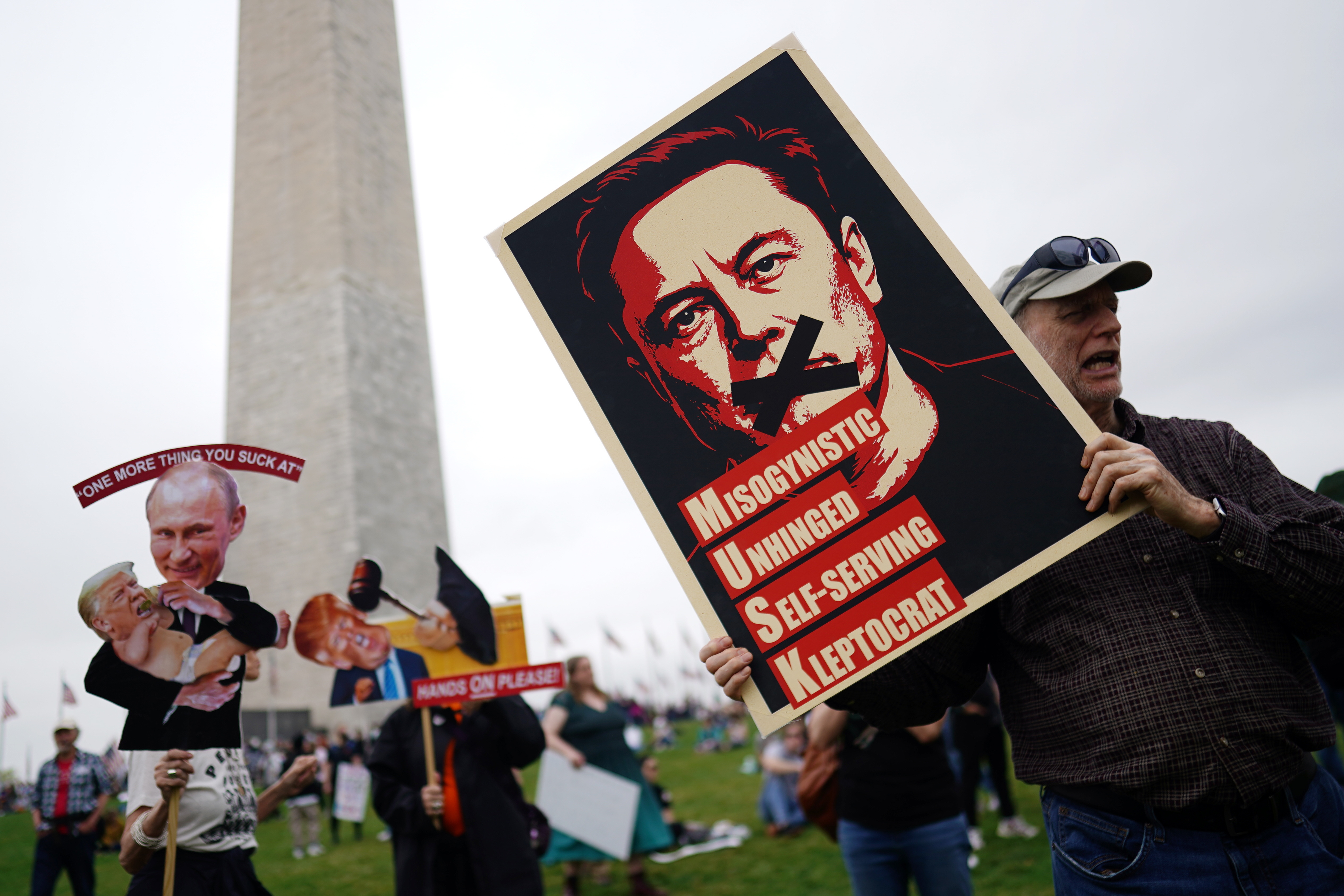 Protesta contra Musk