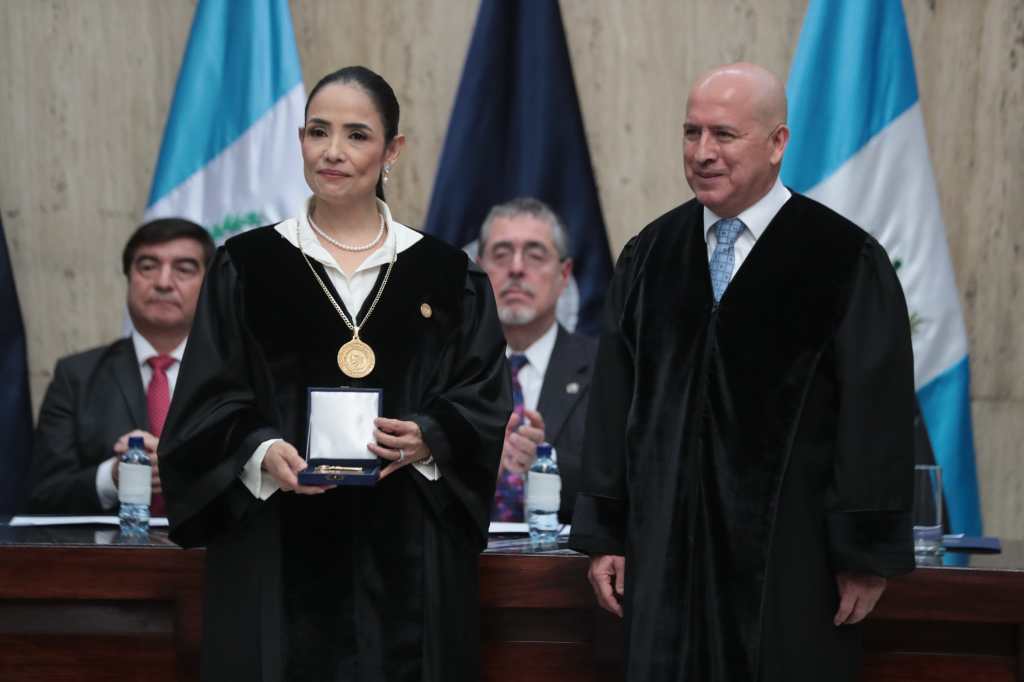 Leyla Lemus asume presidencia de la Corte de Constitucionalidad CC 14 de abril del 2025