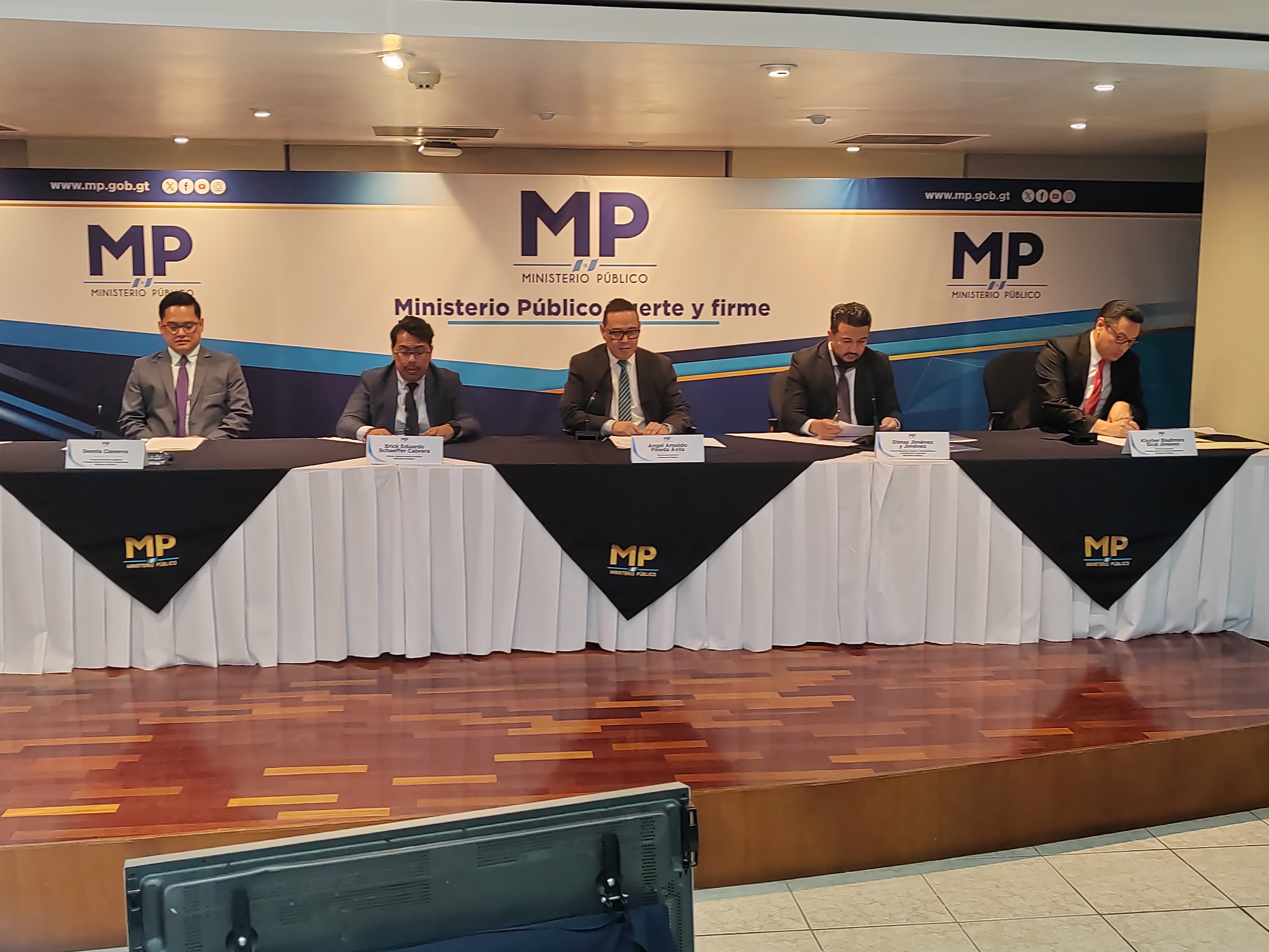 MP en conferencia de prensa