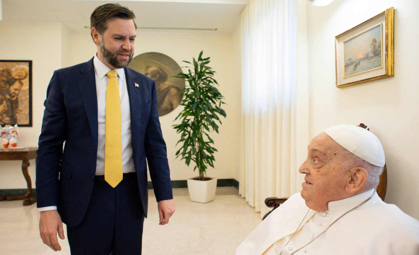 VICE DE EE. UU. CON EL PAPA