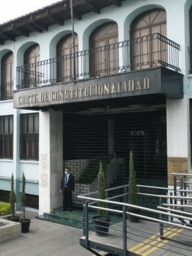 fachada de la Corte de Constitucionalidad suspenden artículos del decreto 31-2024
