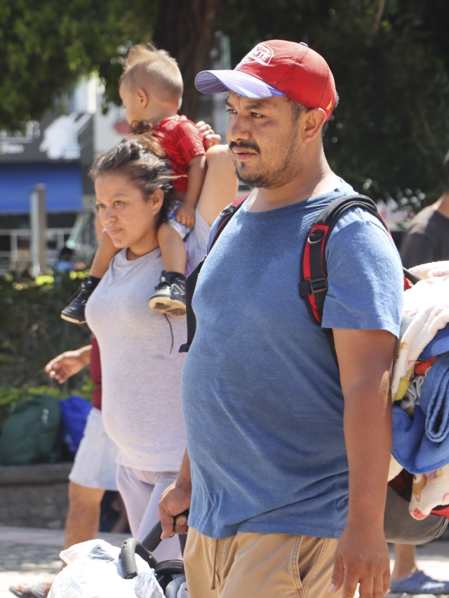 Activistas y migrantes en sur de México