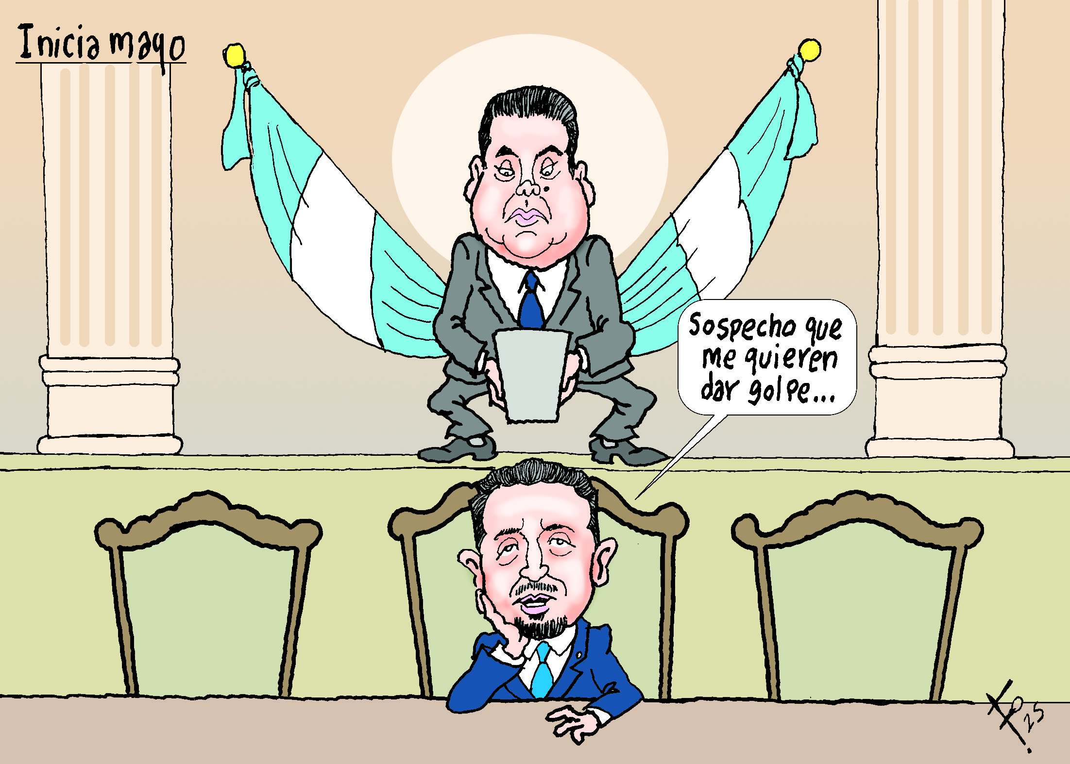 Personajes: Allan Rodriguez y Nery Ramos.