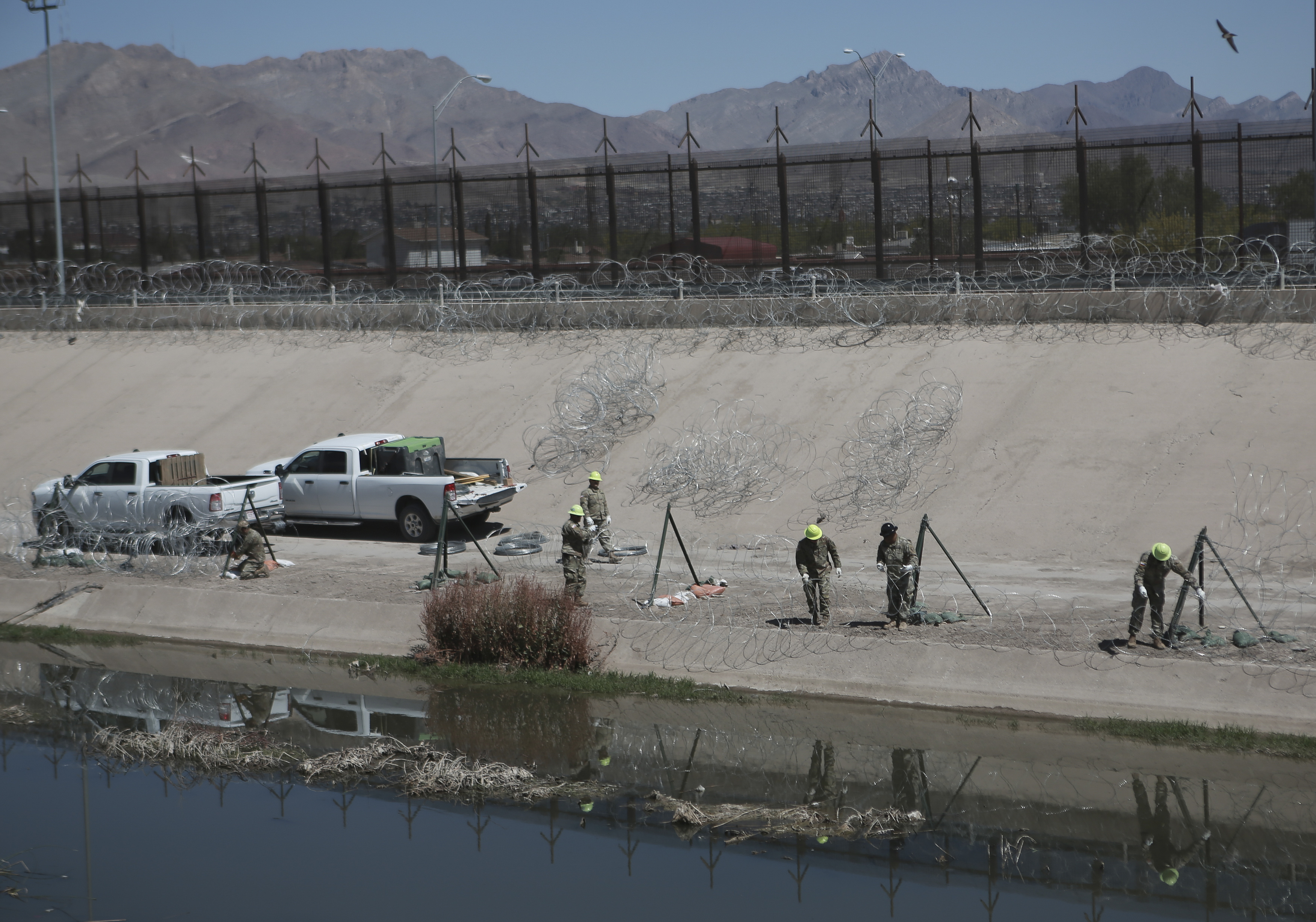 Militares en la frontera