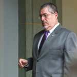 Presidente de Guatemala, Bernardo Arévalo, en el Palacio Nacional.