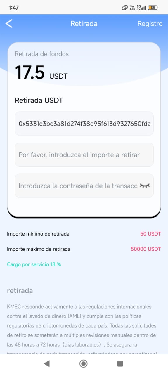 Los inversionistas debían esperar al menos tres días para retirar el mínimo de 50 dólares, con un cargo del 18 % por cada transacción. (Foto: Prensa Libre, cortesía)
