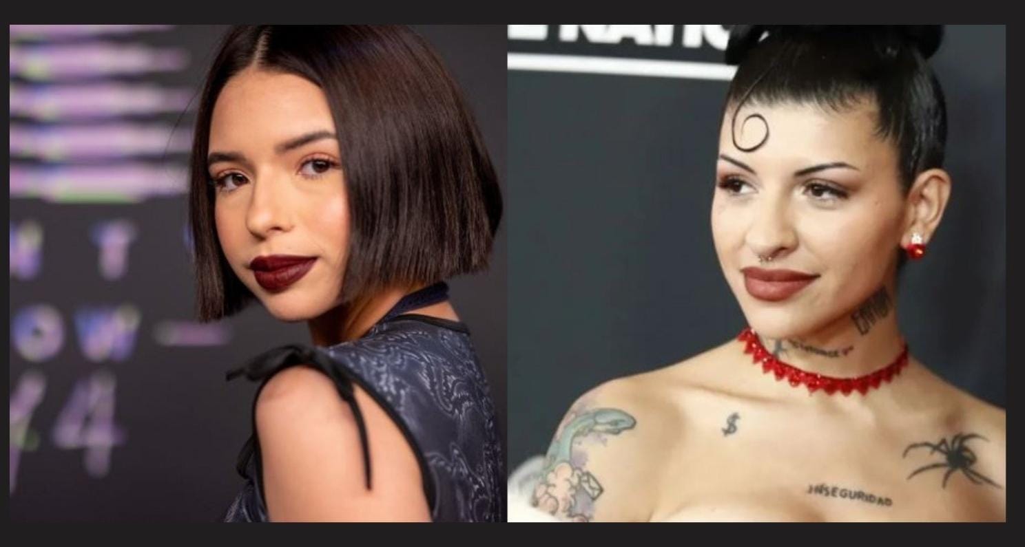 Ángela Aguilar y Cazzu destacan en sus propuestas musicales.   (Fotos Prensa Libre: EFE)