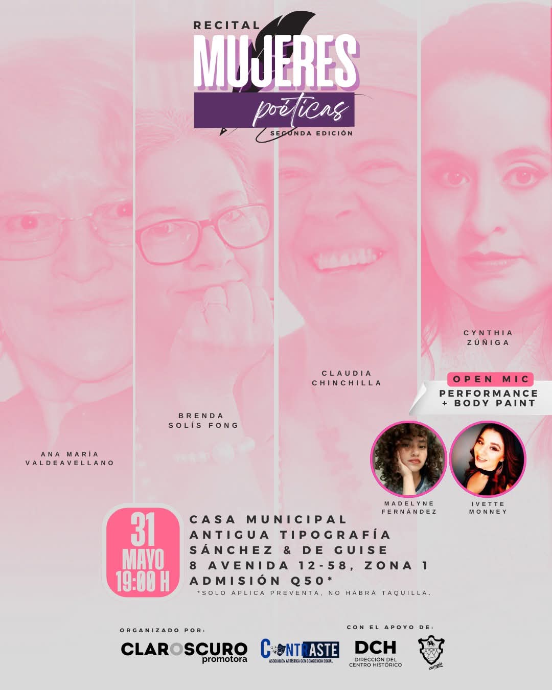 recital mujeres poetas