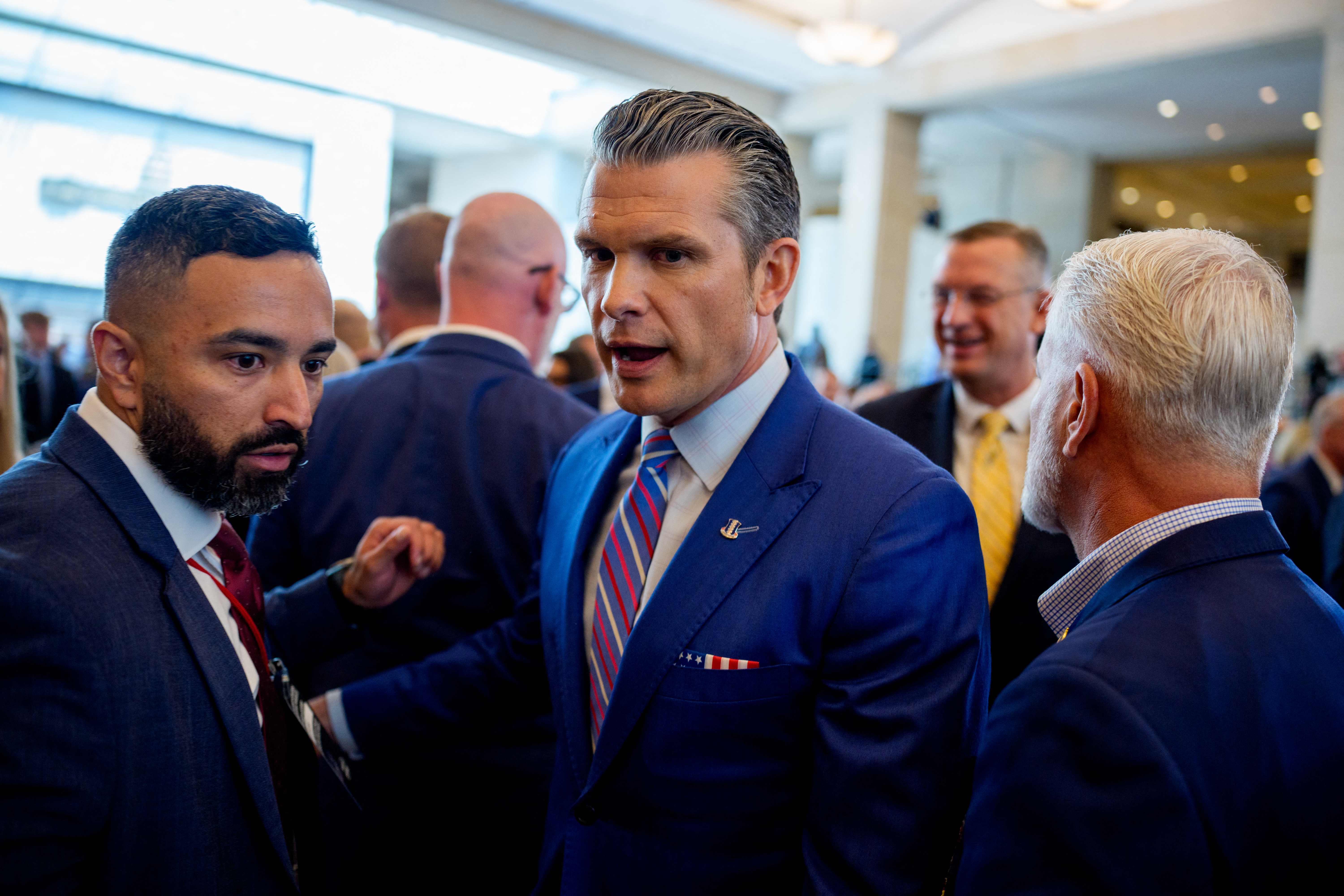 El Secretario de Defensa de Estados Unidos, Pete Hegseth