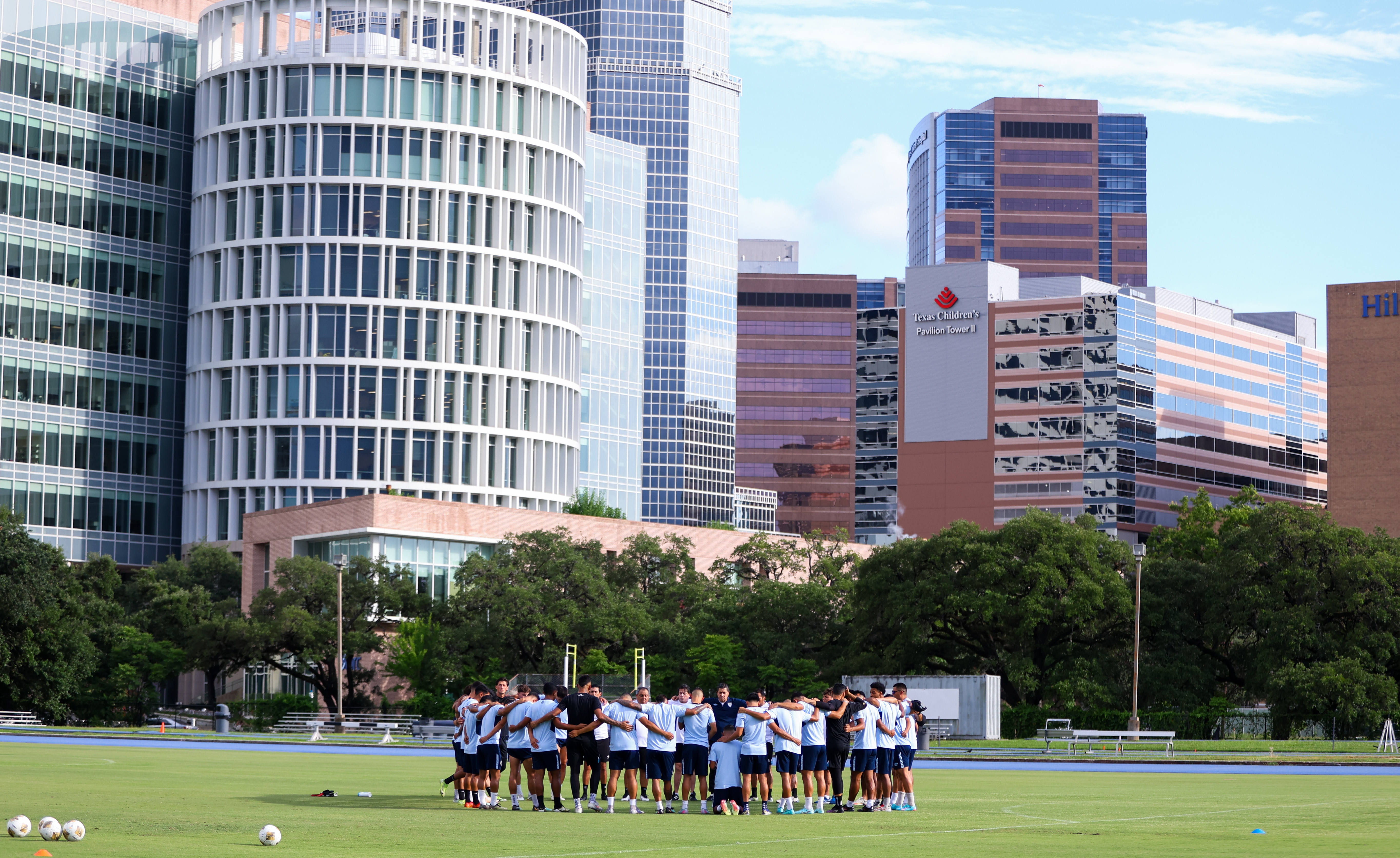 HOUSTON, TEXAS. JUNE 23: Guatemala National team, During training at Rice University  prior to the Guadalupe and Guatemala gold cup match Houston, Texas.
(PHOTO BY FABIAN MEZA/STRAFFON IMAGES/MANDATORY CREDIT/EDITORIAL USE/NO SALE/NO ARCHIVE)