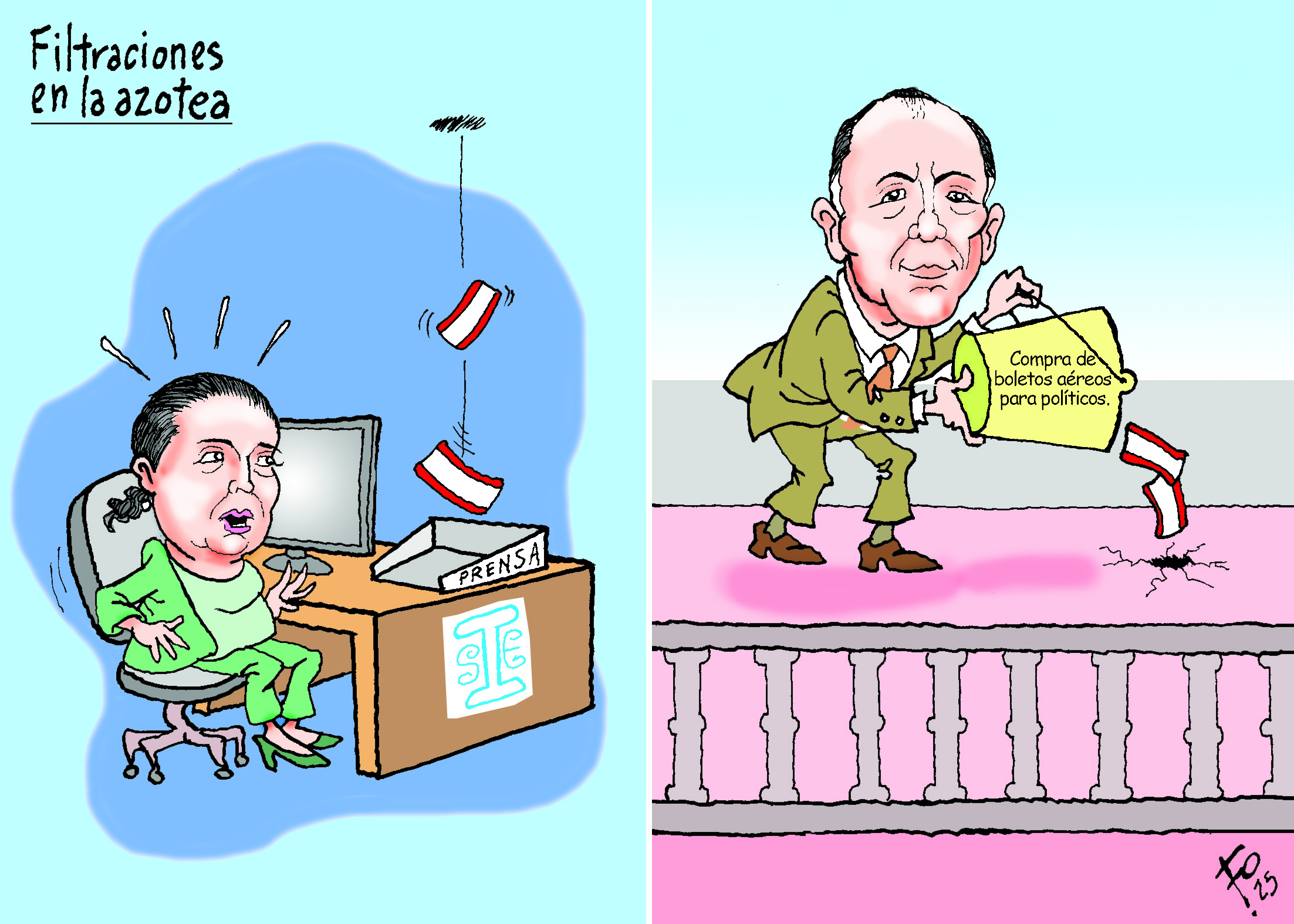 Personajes: Blanca Alfaro y Álvaro Cordón.