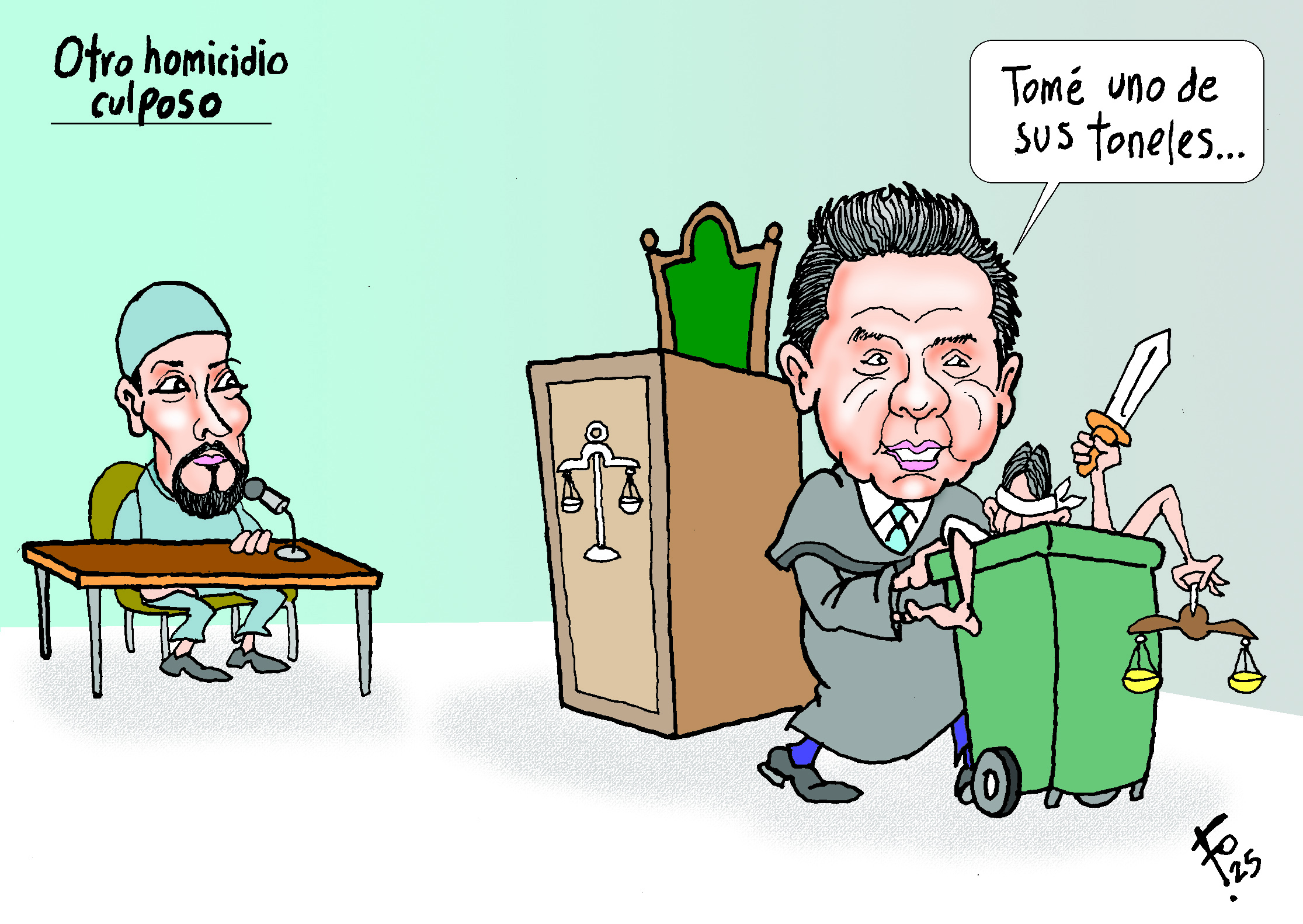 Personajes: Kevin Malouf y Pedro Lainez.