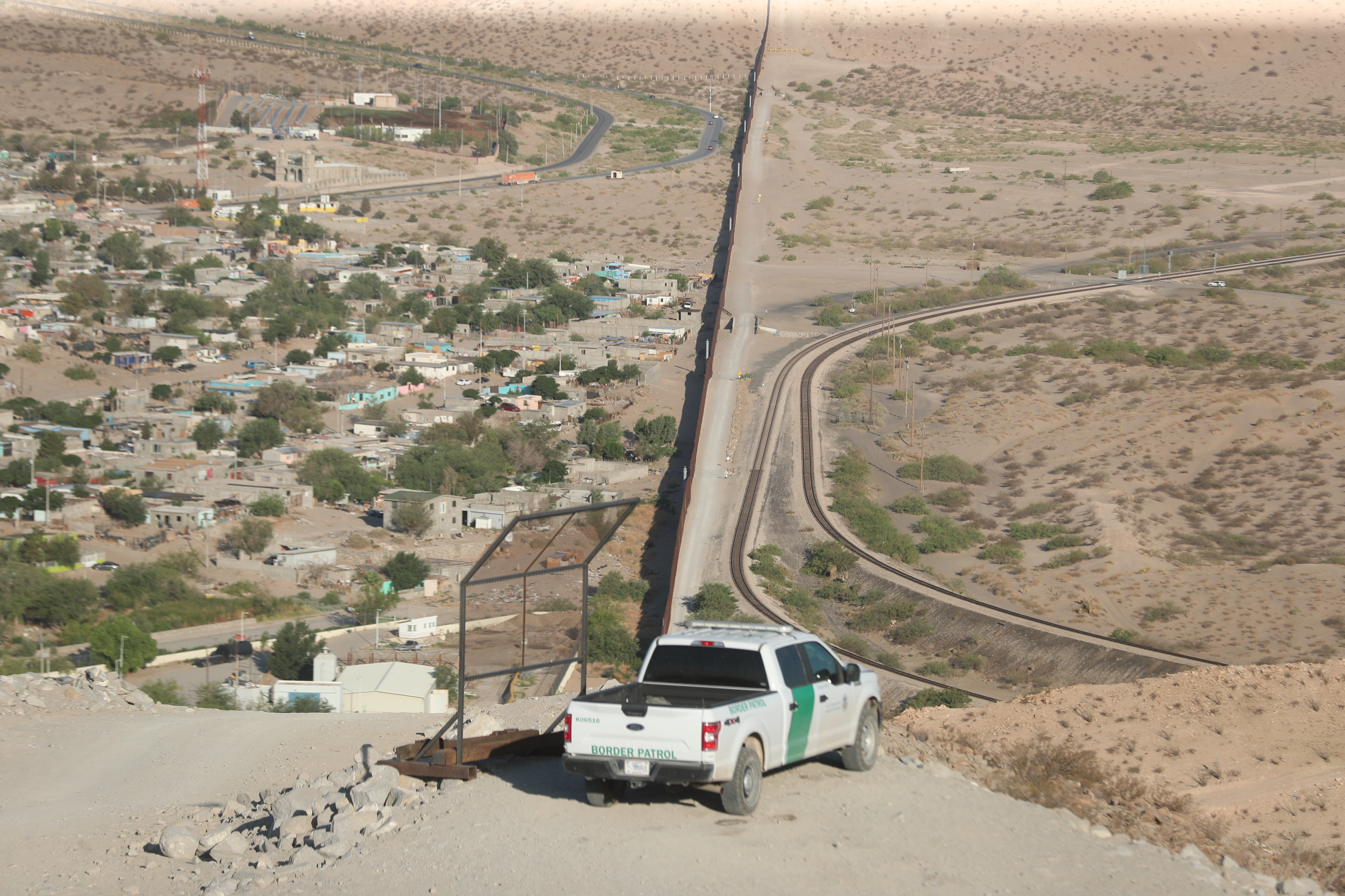 Frontera México y Estados Unidos, el paso, Texas Foto: Rubén Lacan