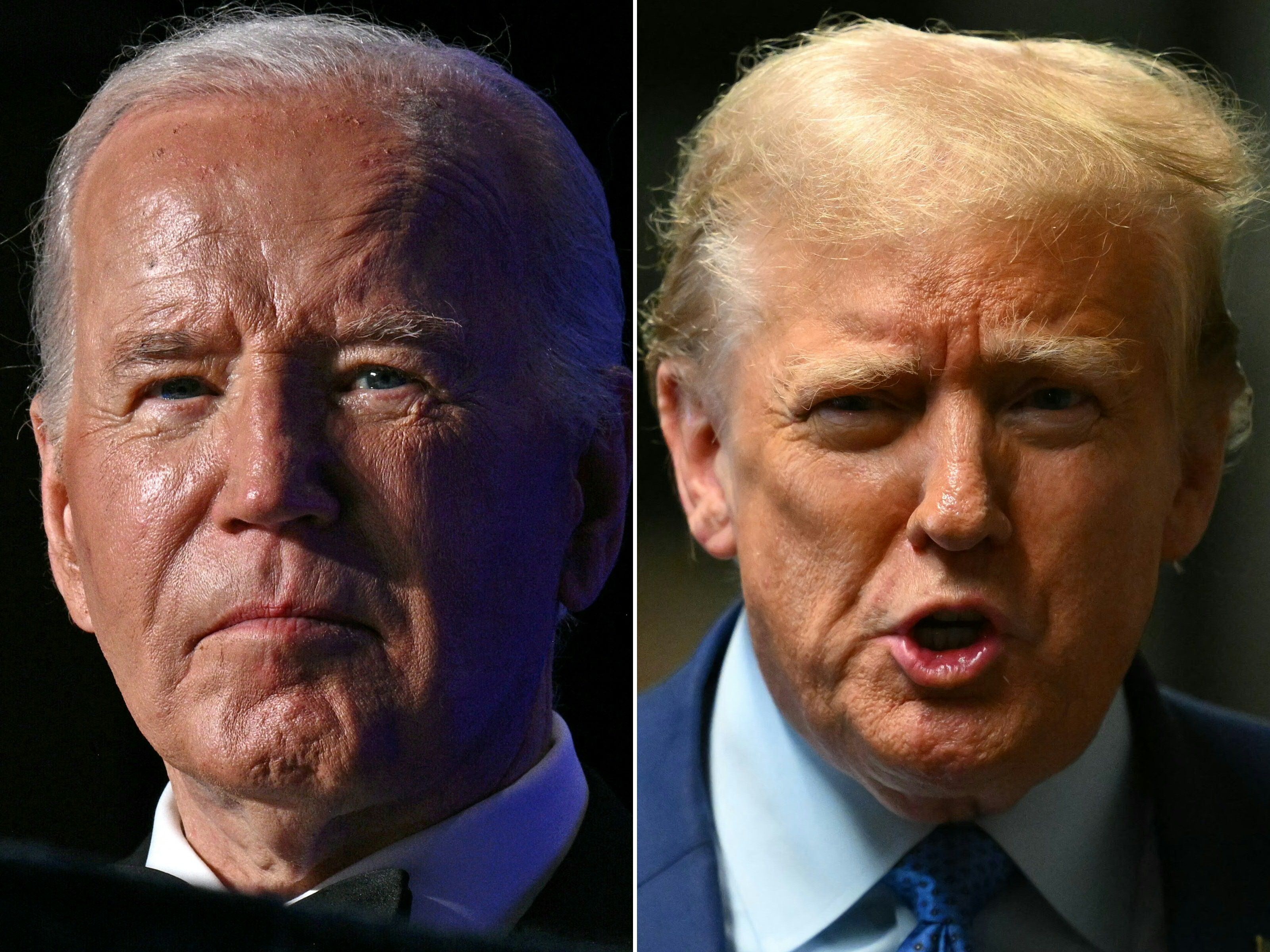Donald Trump y Joe Biden