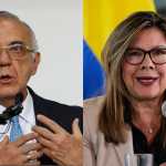 AME2748. BOGOTÁ (COLOMBIA), 02/06/2025.- Combo de fotografías de archivo donde aparecen el exministro de Defensa y embajador designado de Colombia en el Vaticano, Iván Velásquez, y la fiscal general de Colombia, Luz Adriana Camargo, en Bogotá (Colombia). Una Sala de Apelaciones de Guatemala solicitó este lunes la detención de los abogados colombianos y exmiembros de la Comisión Internacional Contra la Impunidad en Guatemala (Cicig) Iván Velásquez y Luz Adriana Camargo, fiscal general del país suramericano. EFE/ Mauricio Dueñas Castañeda / Carlos Ortega ARCHIVO