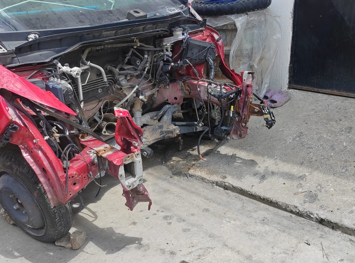 Lugar donde fue hallado un cuerpo en Chinautla