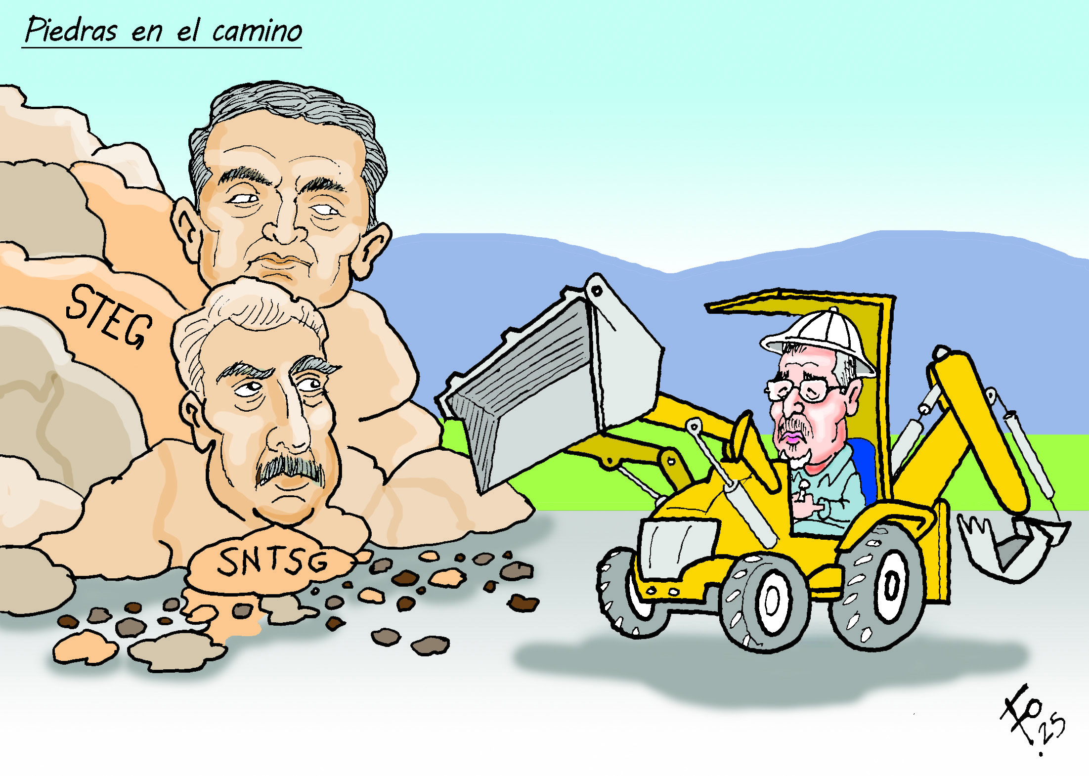 Personajes: Joviel Acevedo, Luis Alpirez y Bernardo Arévalo.