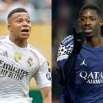Kylian Mbappé y Ousmane Dembélé, las estrellas del Real Madrid y PSG.