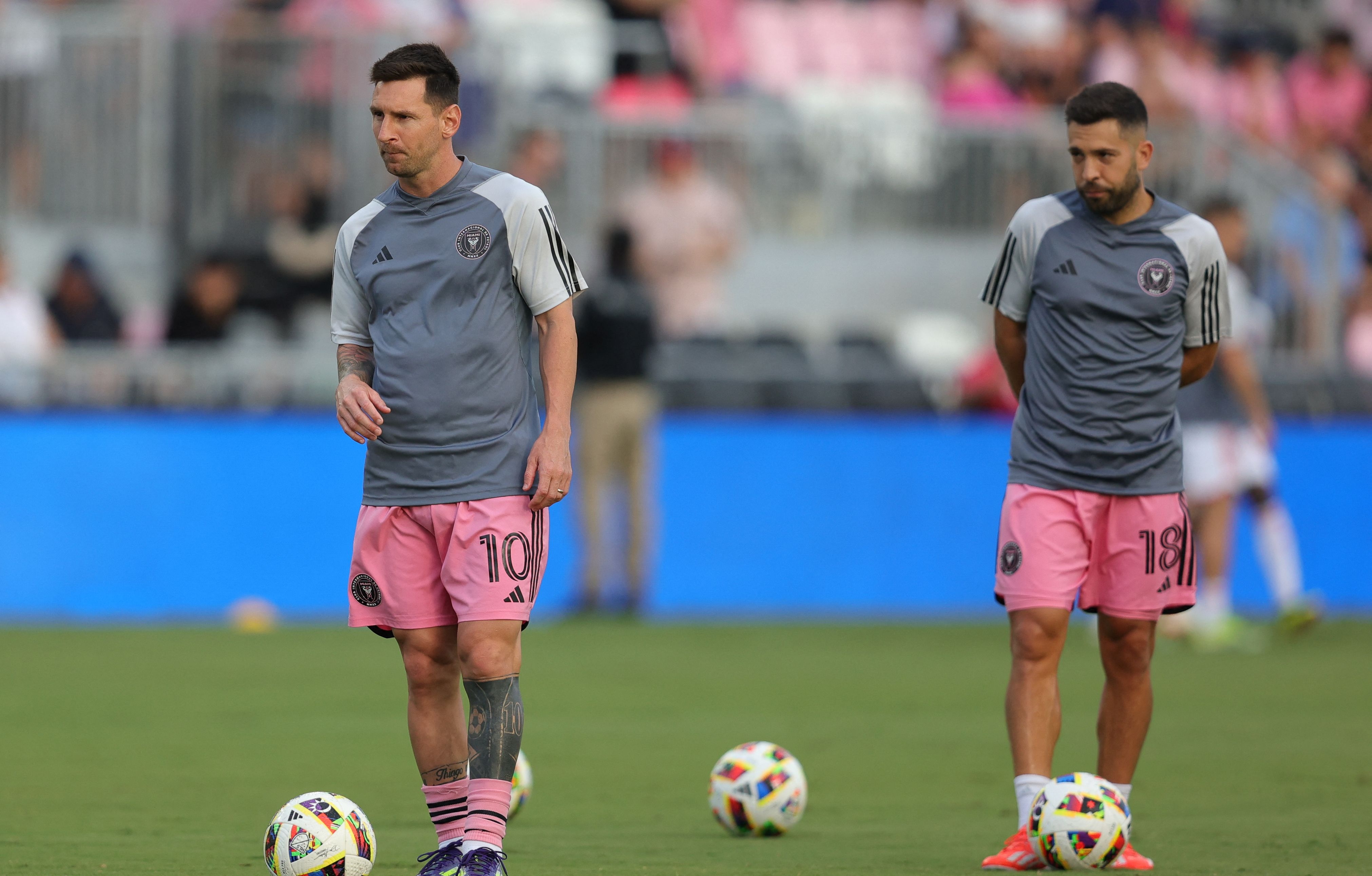 Lionel Messi y Jordi Alba fueron suspendidos por la MLS.