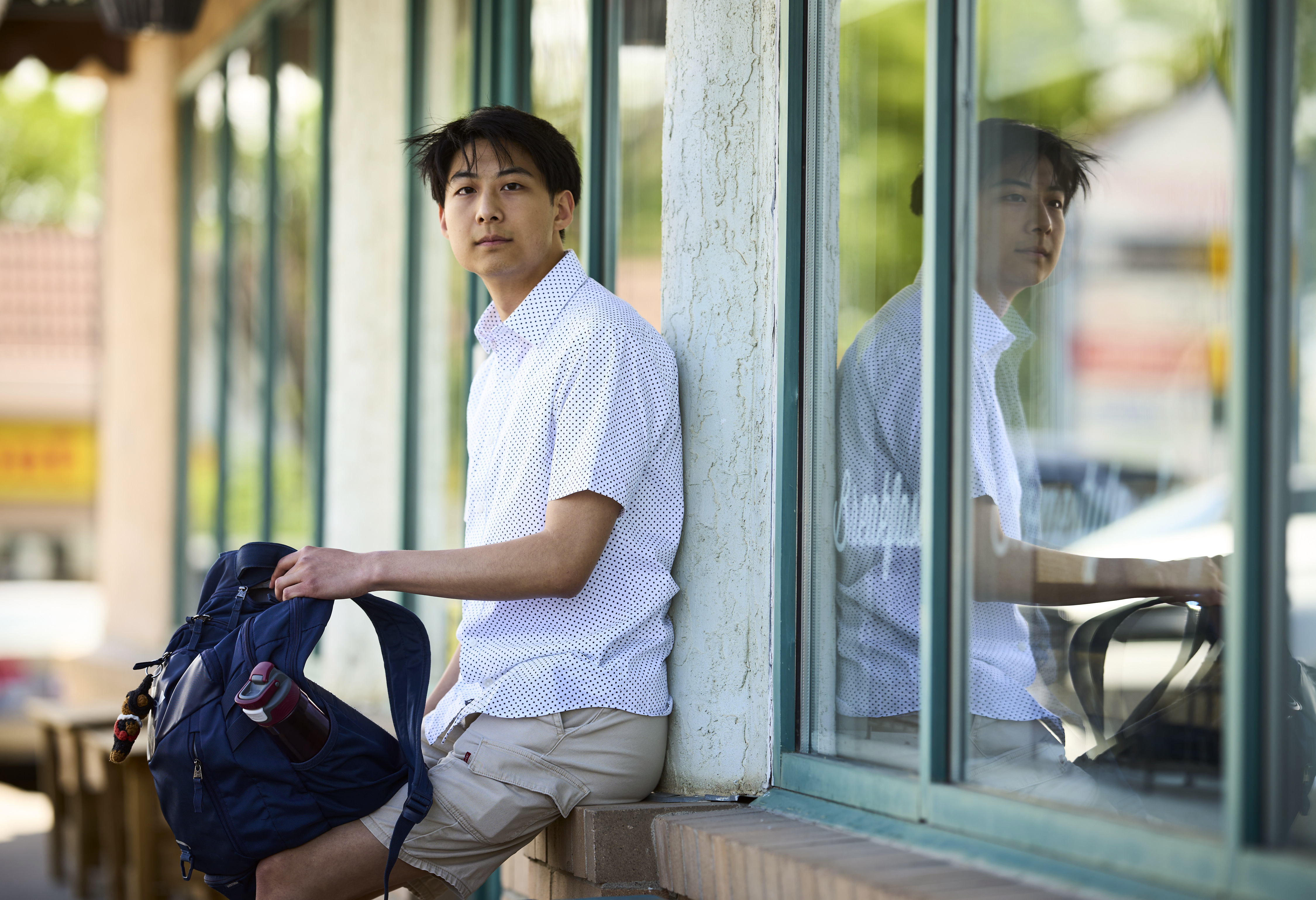 James Gu, a college student majoring in business, in Calgary, Alberta, Canada on July 5, 2025. Gu said he spoke to a robot interviewer for a summer analyst position. ÒIt felt like it was interested in learning about me,Ó he said. (Todd Korol/The New York Times)