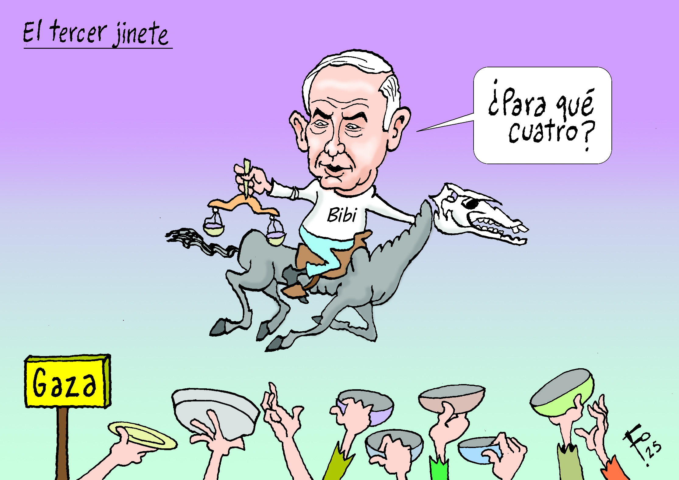 Personaje: Benjamin Netanyahu.