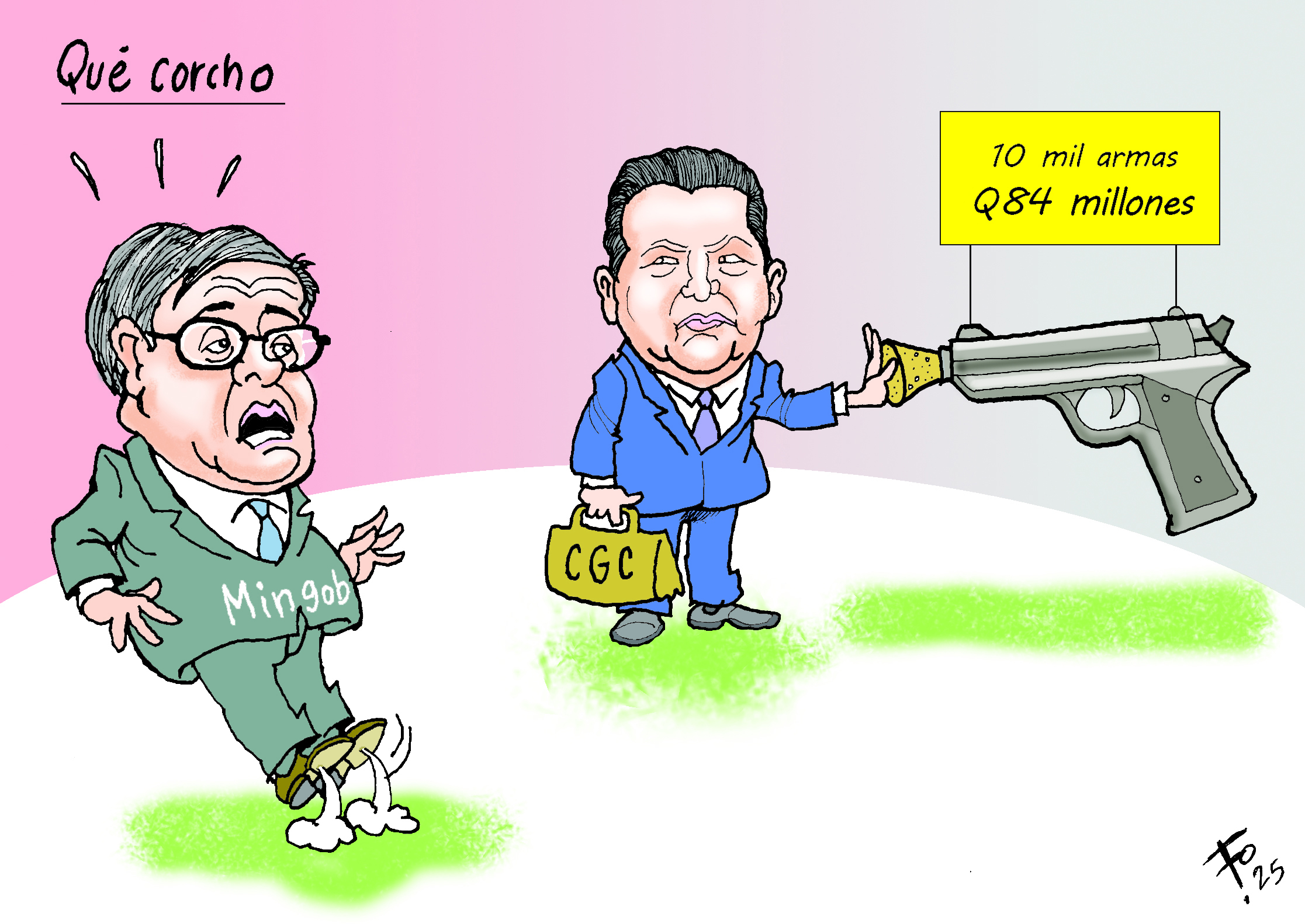 Personajes: Francisco Jiménez y Frank Bode.