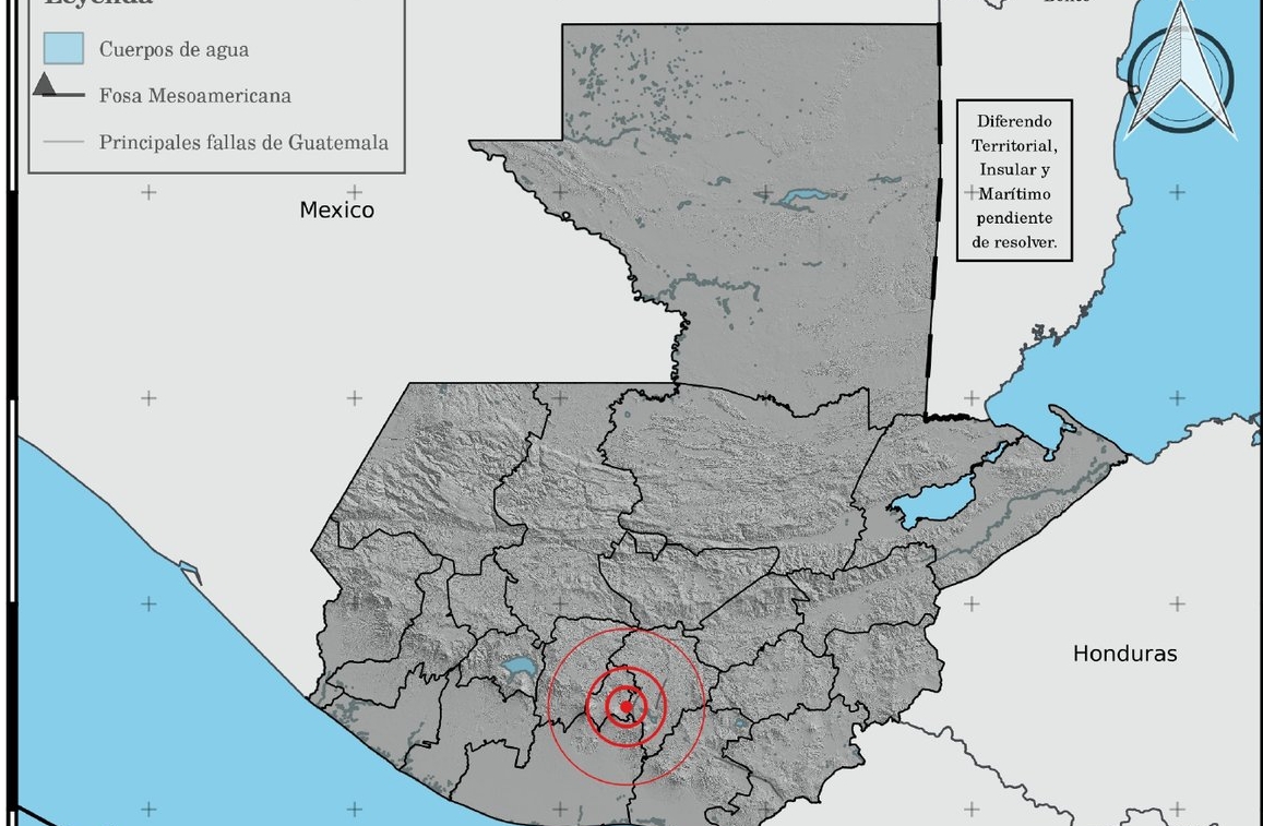 Temblores en Guatemala