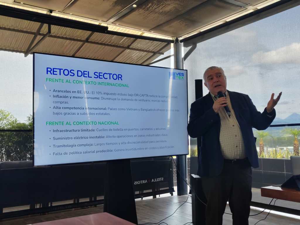 Carlos Arias, presidente de Vestex explica los retos y estrategias del sector de vestuario y textiles ante los aranceles de EE. UU.