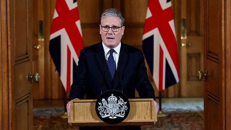 El primer ministro Keir Starmer expresó varias condiciones que le harían reconsiderar el reconocimiento del Estado palestino.