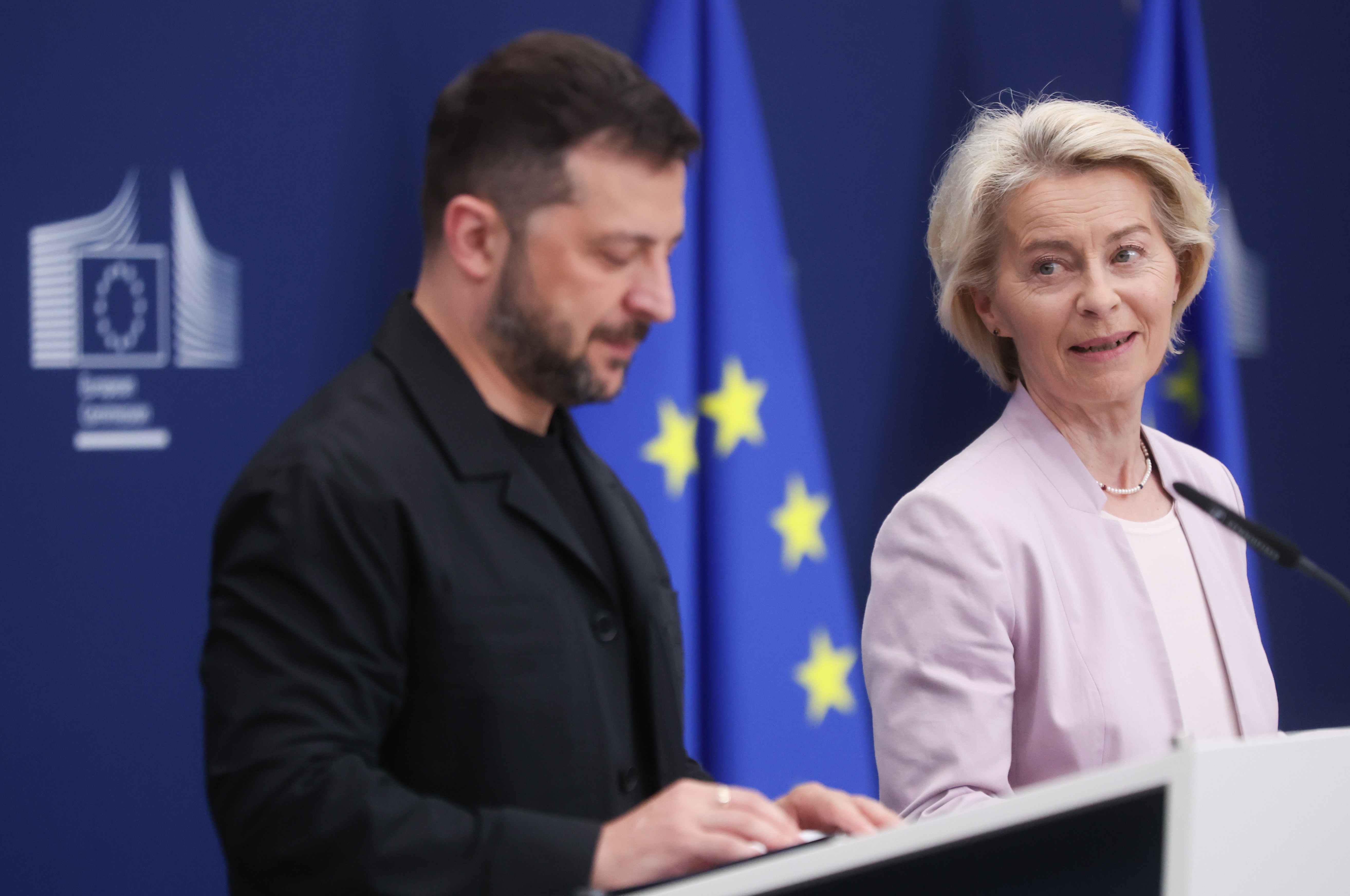 Volodimir Zelenski Ucrania Unión Europea OTAN Donald Trump