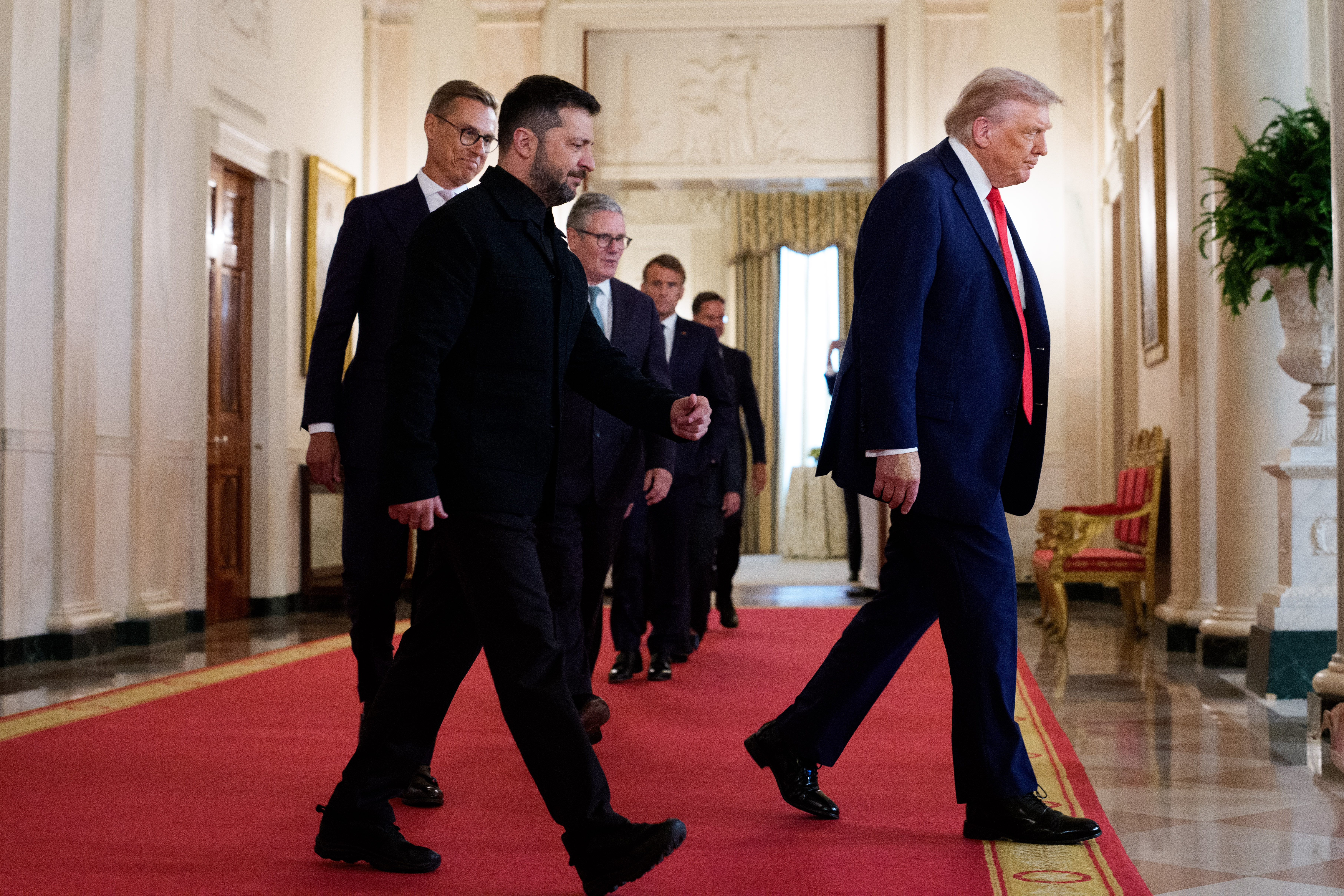 Reunión entre Trump, Zelensky y autoridades europeas