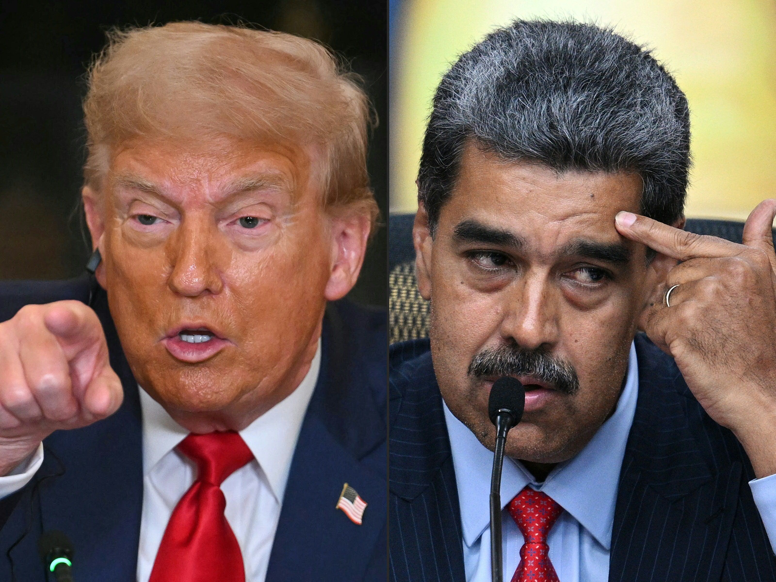Nicolás Maduro y Donald Trump
