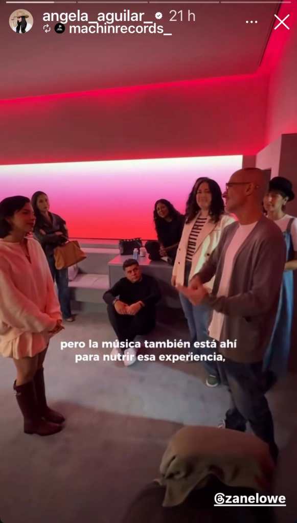 Ángela Aguilar se muestra enfocada en su carrera a pesar de la polémica por las declaraciones de Christian Nodal