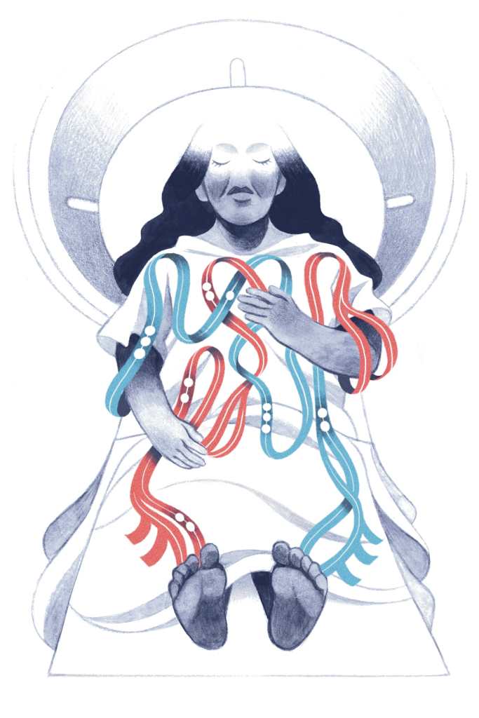 Coronary artery calcium testing can reveal plaque in arteries, offering a more precise estimate of a patientÕs risk. Yet the test remains underused. (Michelle Perez/The New York Times)  -- FOR EDITORIAL USE ONLY WITH NYT STORY SCI HEART TEST by SPAN of JULY 26, 2025. ALL OTHER USE PROHIBITED.