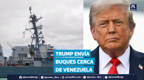 El gobierno de Donald Trump envió tres buques de guerra cerca de Venezuela como parte de una operación contra el narcotráfico, tras elevar la recompensa a US$50 millones por información que lleve a la captura del presidente Nicolás Maduro, acusado de nexos con el crimen organizado.