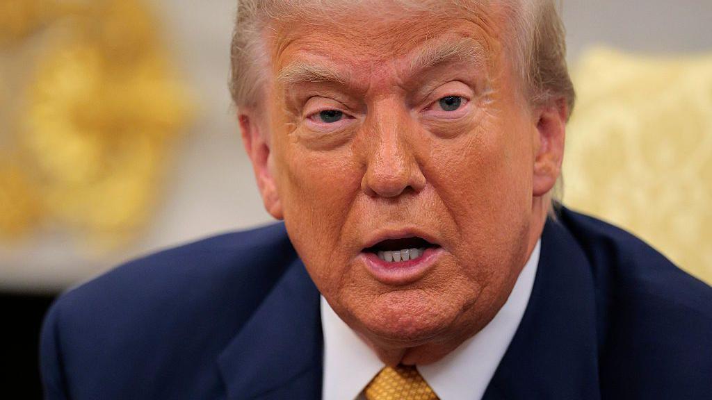 Donald Trump insiste en que Estados Unidos sale perjudicado con el sistema de comercio global actual y busca reconfigurarlo. 

Getty Images