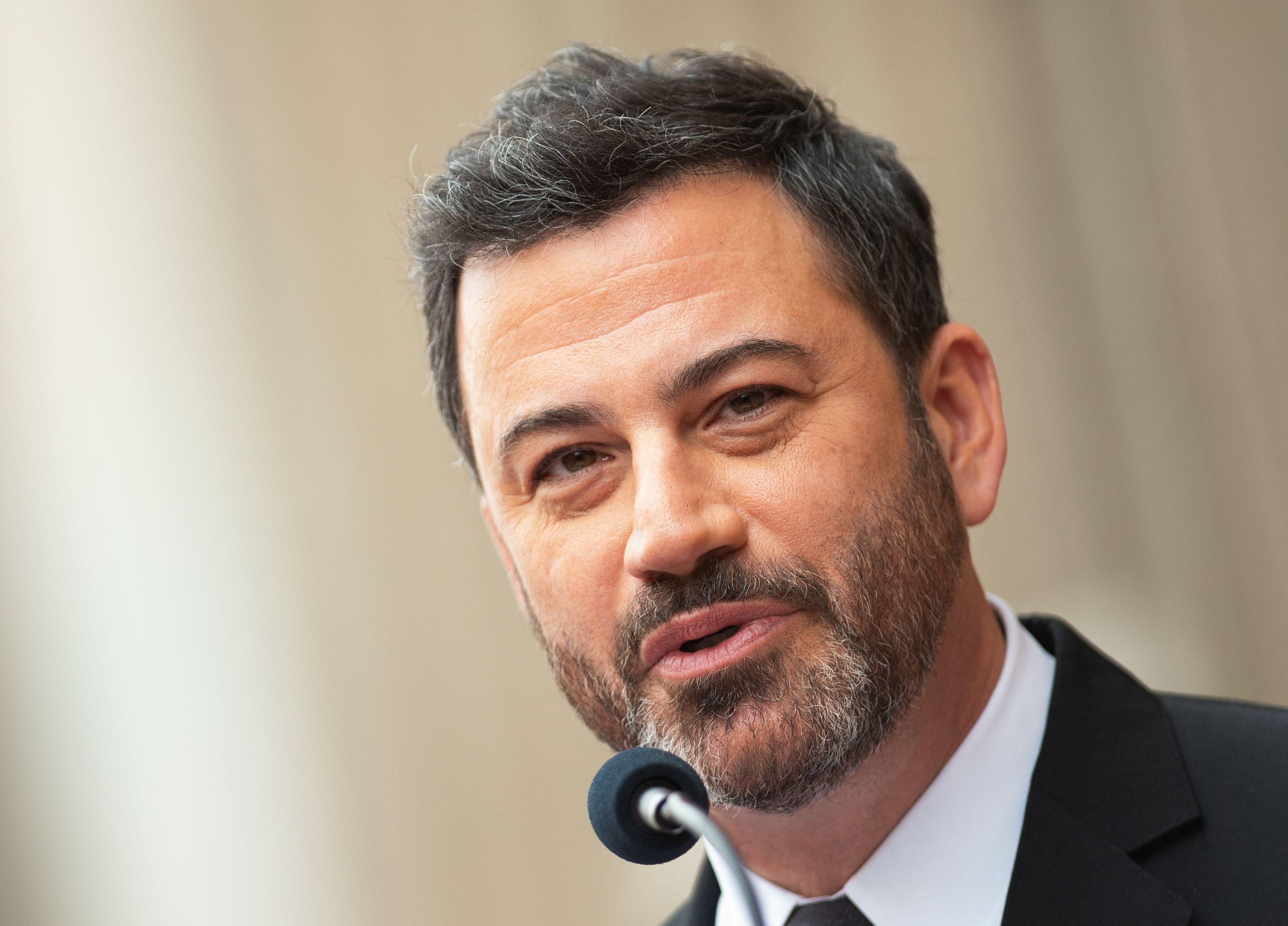 El presentador de televisión Jimmy Kimmel. (Foto Prensa Libre: VALERIE MACON / AFP /Archivo)